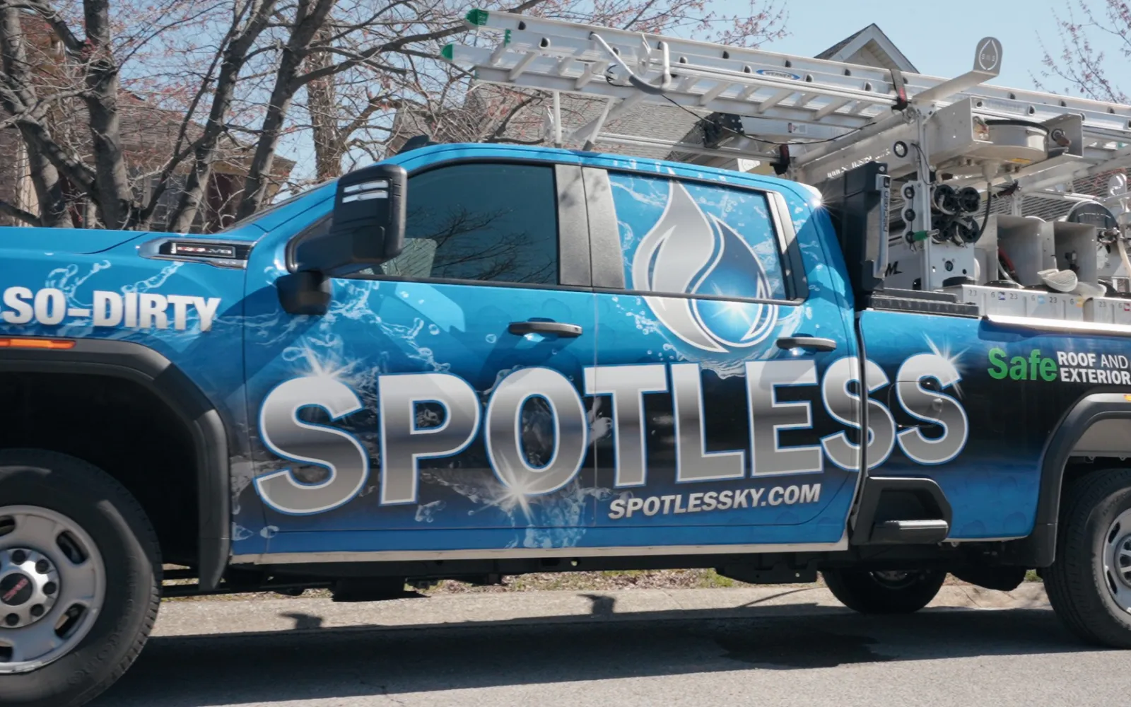 One of Spotless' trucks